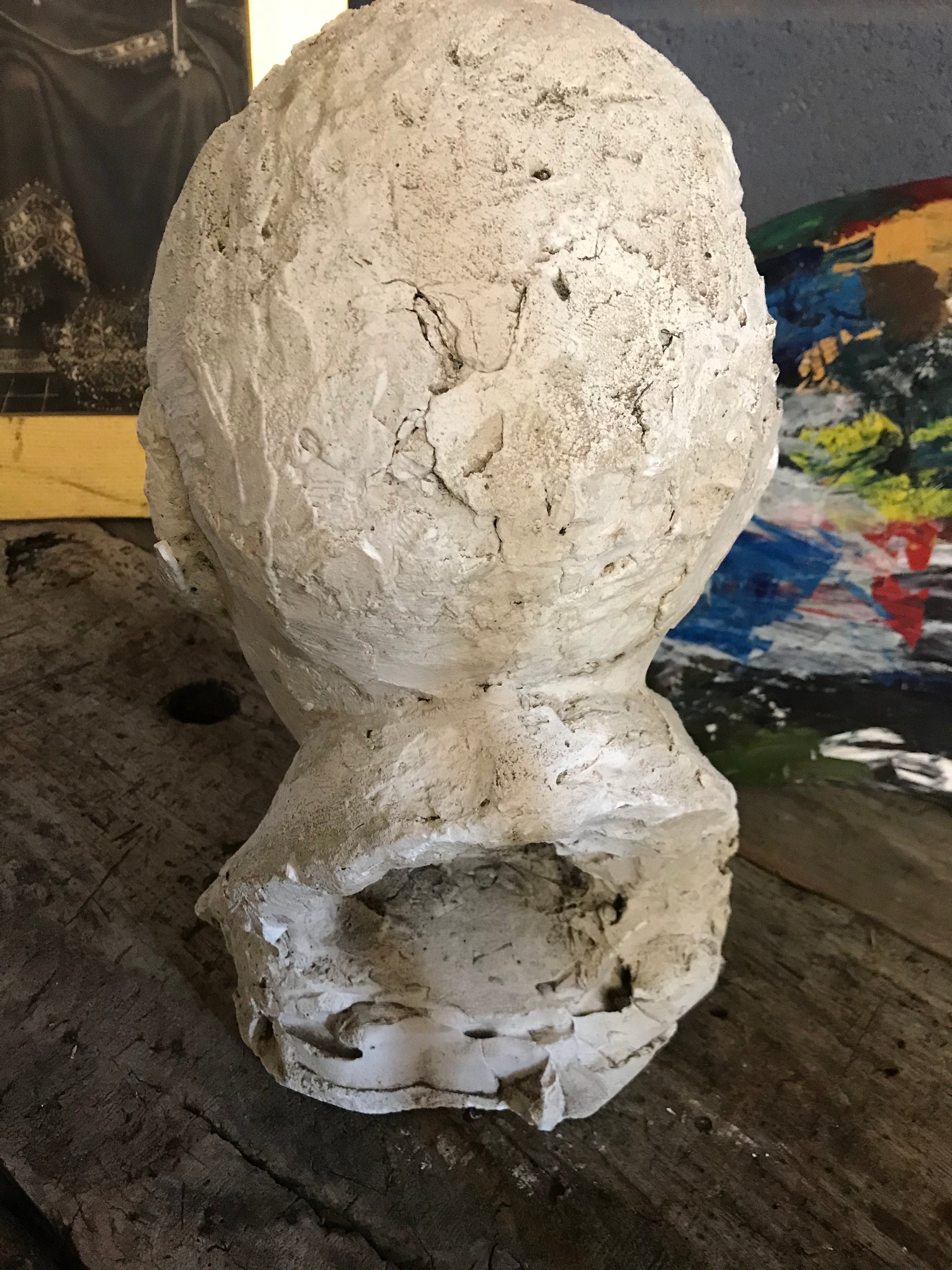 A rare Winston Churchill plaster bust