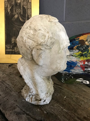 A rare Winston Churchill plaster bust