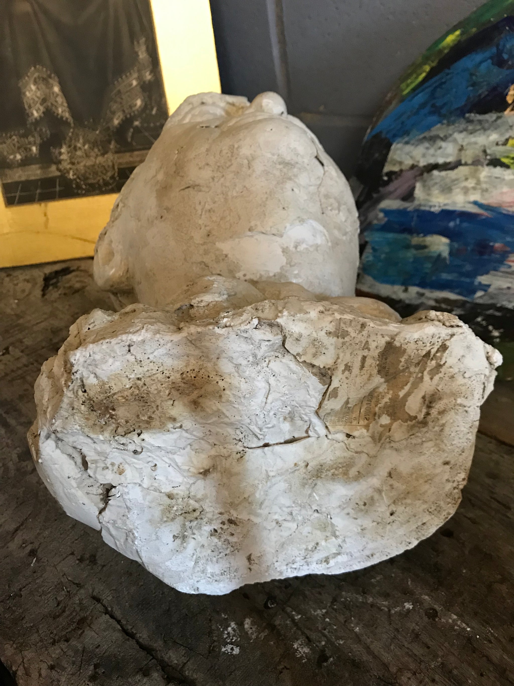 A rare Winston Churchill plaster bust