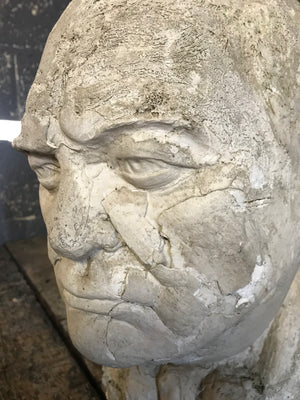 A rare Winston Churchill plaster bust