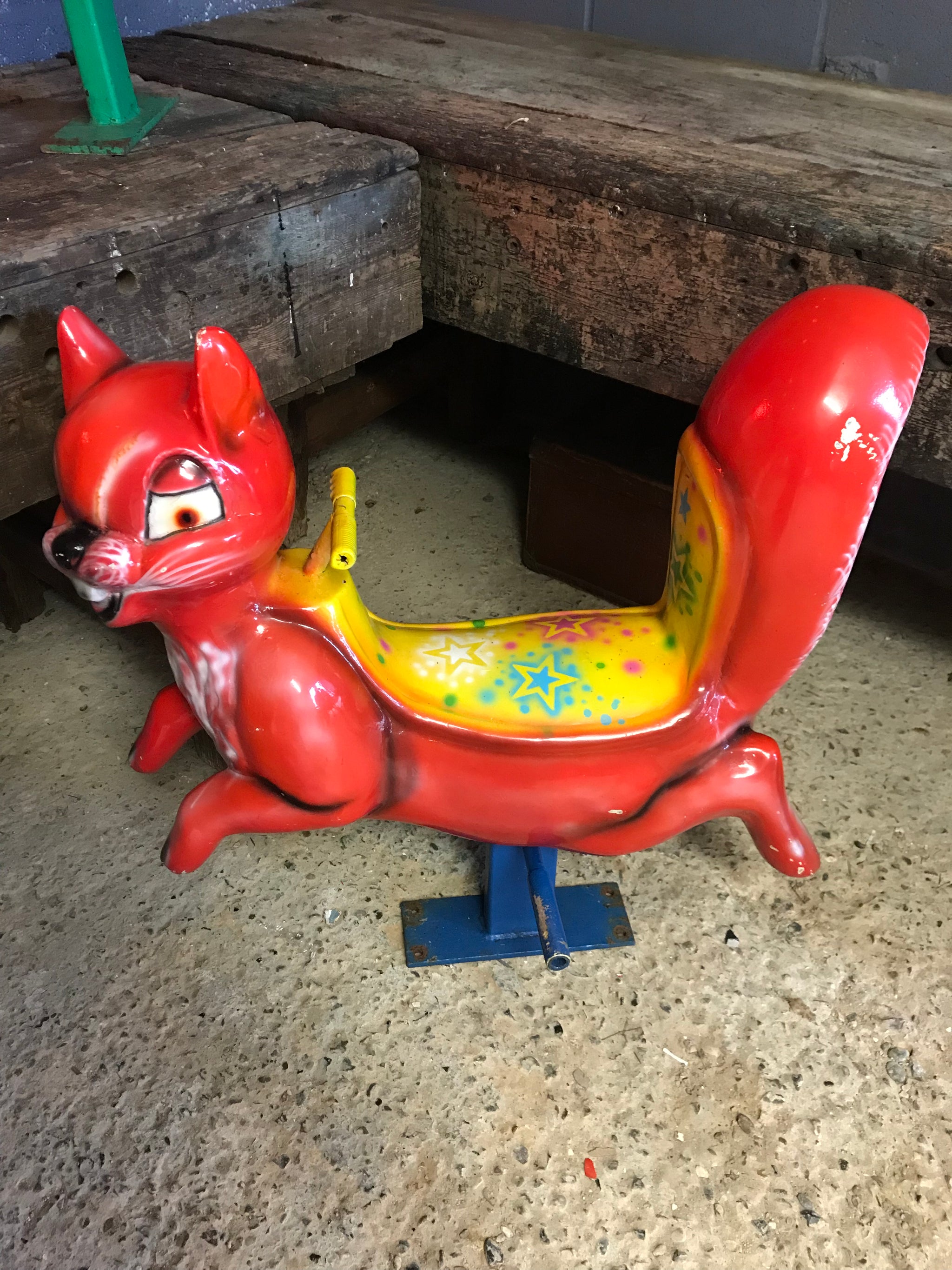 A large fairground ride on squirrel