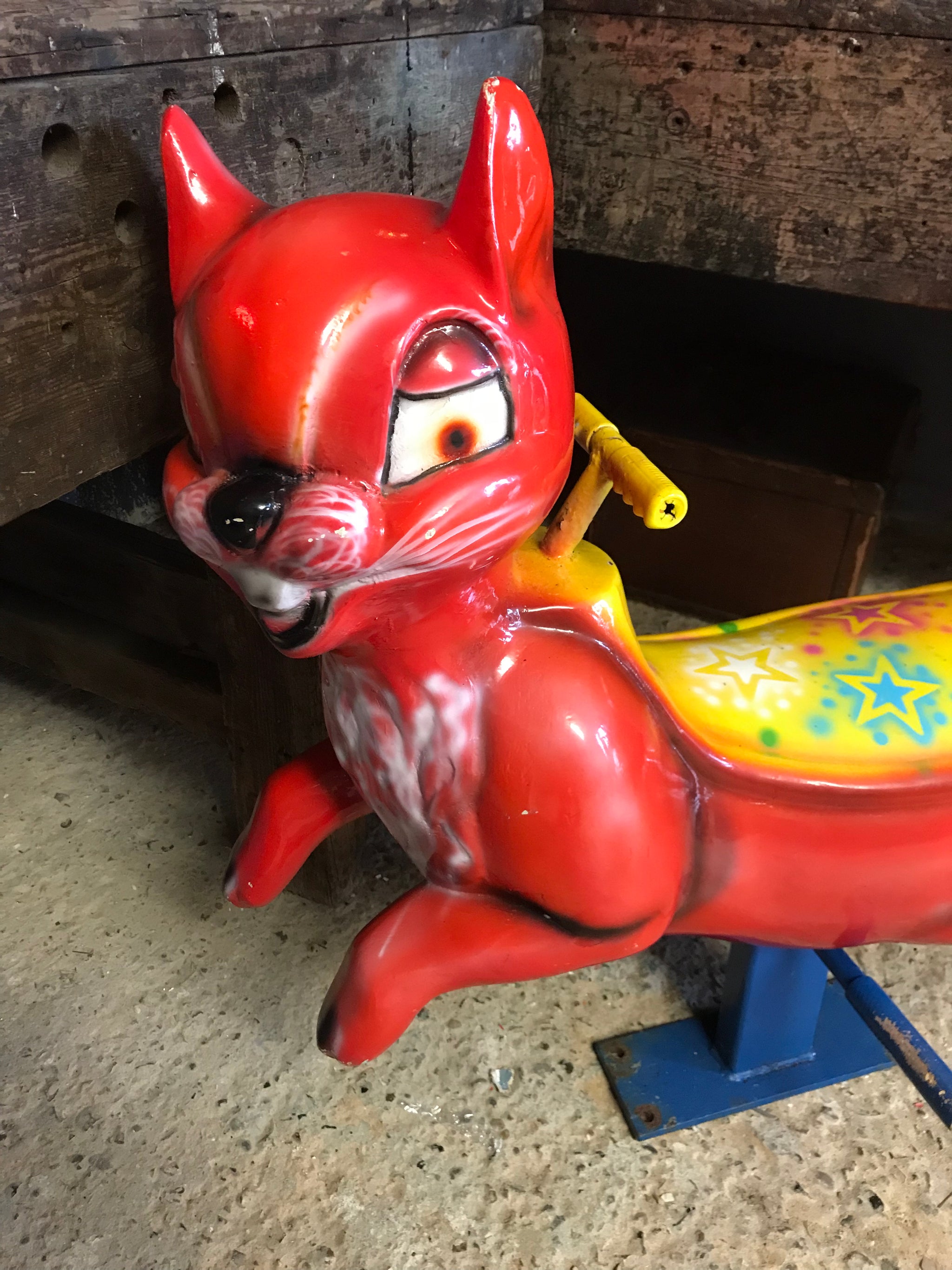 A large fairground ride on squirrel