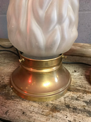 A pair of Art Deco torch lamps