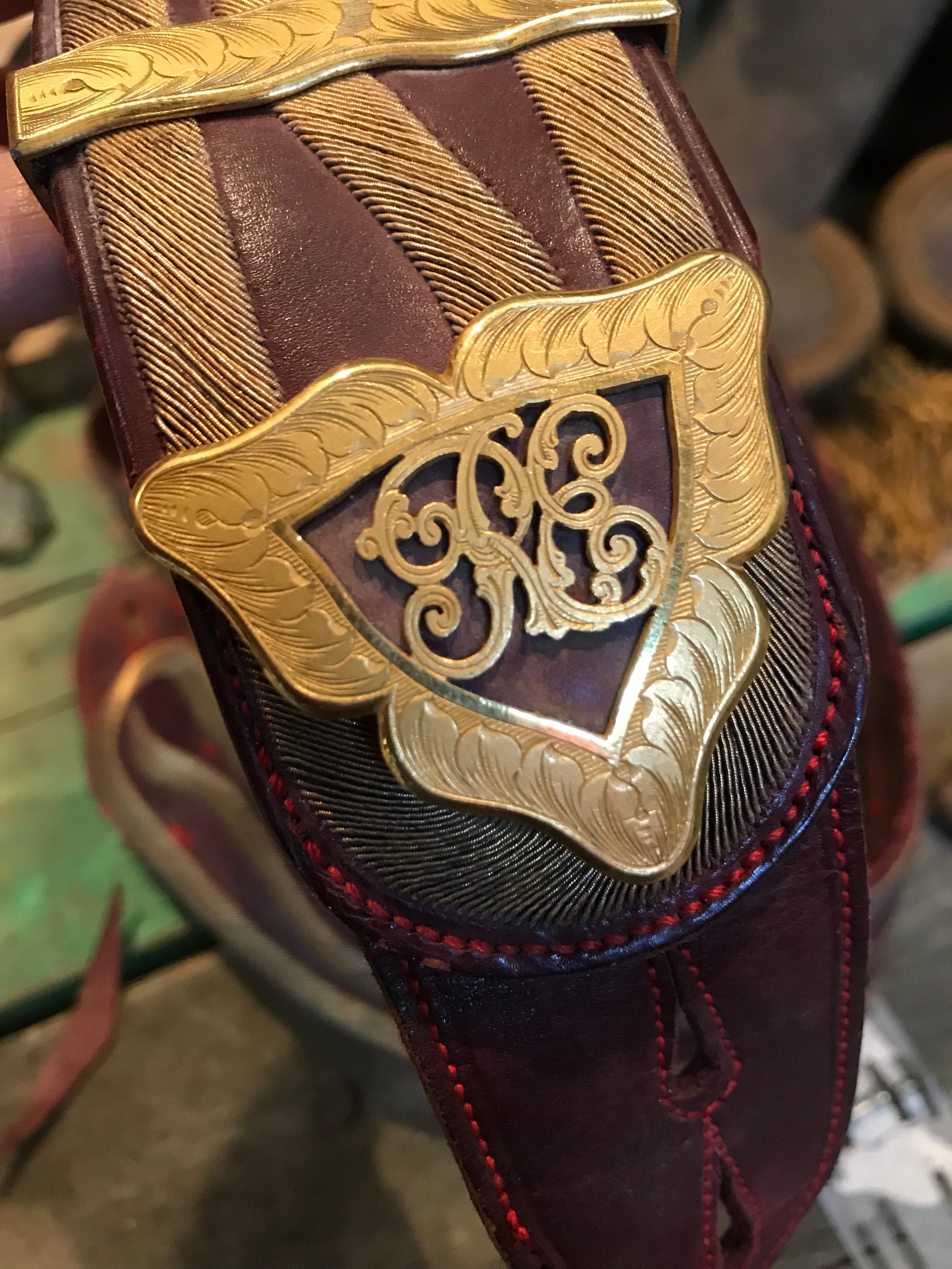 A Quantity of 19th Century Navy/Military Epaulettes, Dress Sword Belts, and Various Adornments