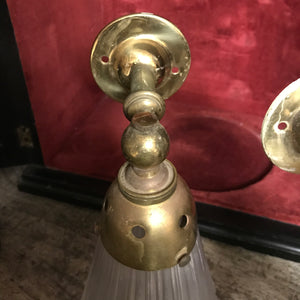 A pair of Art Deco wall sconces