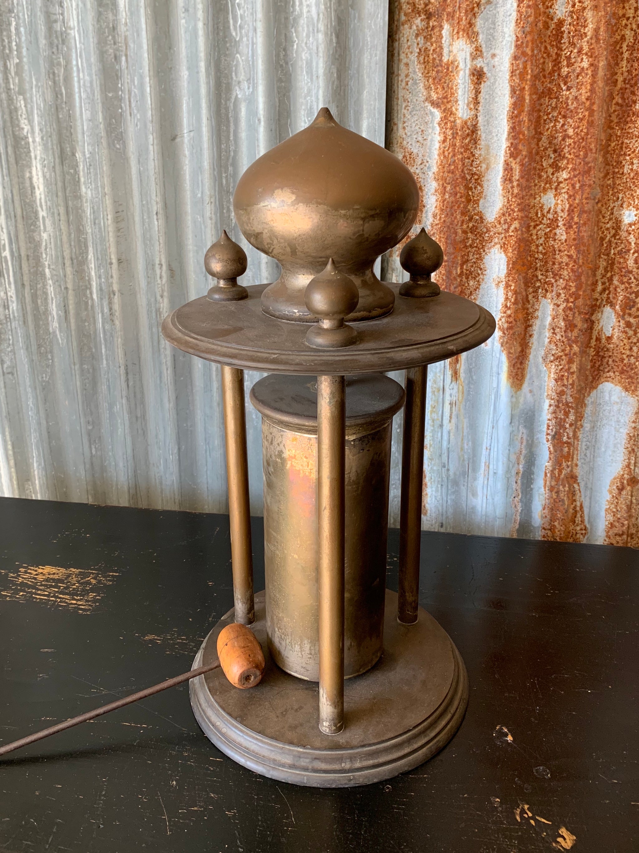 An Anglo-Indian trench art dinner gong