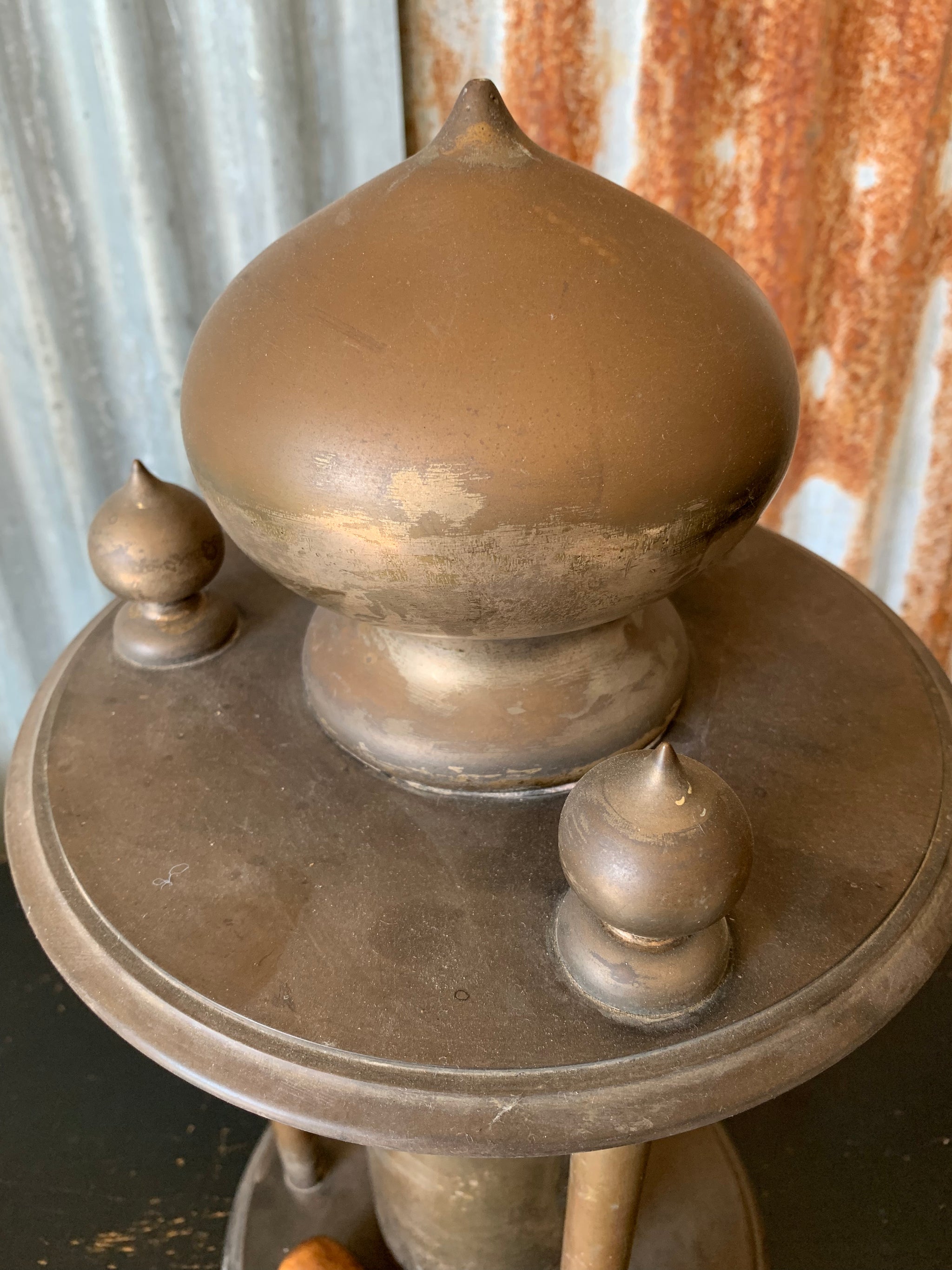 An Anglo-Indian trench art dinner gong