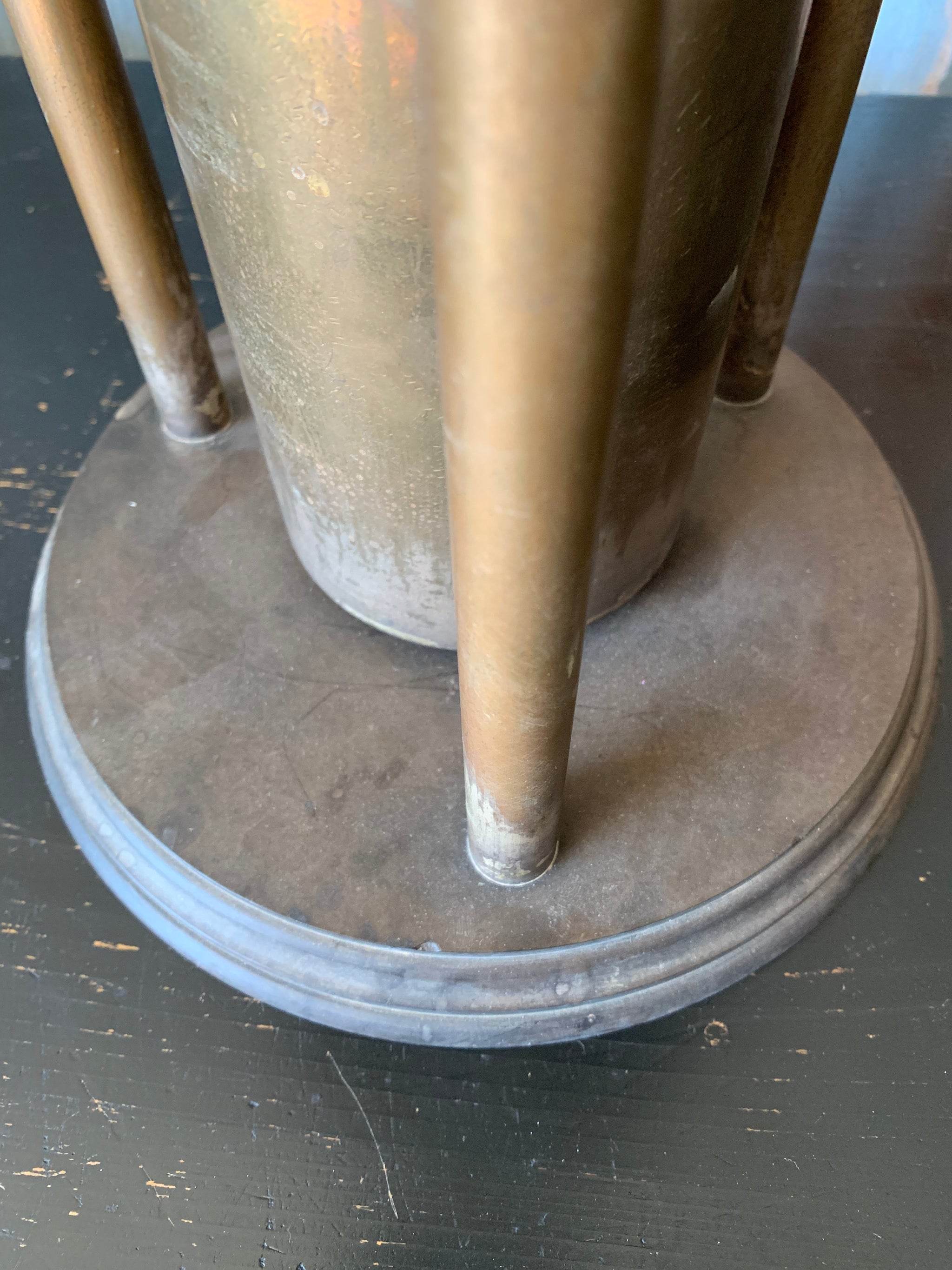 An Anglo-Indian trench art dinner gong