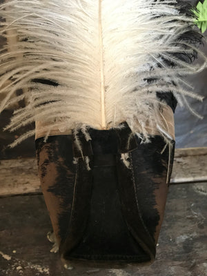 A 19th Century Masonic bicorn hat plumed with ostrich feathers by MC Lilley & Co