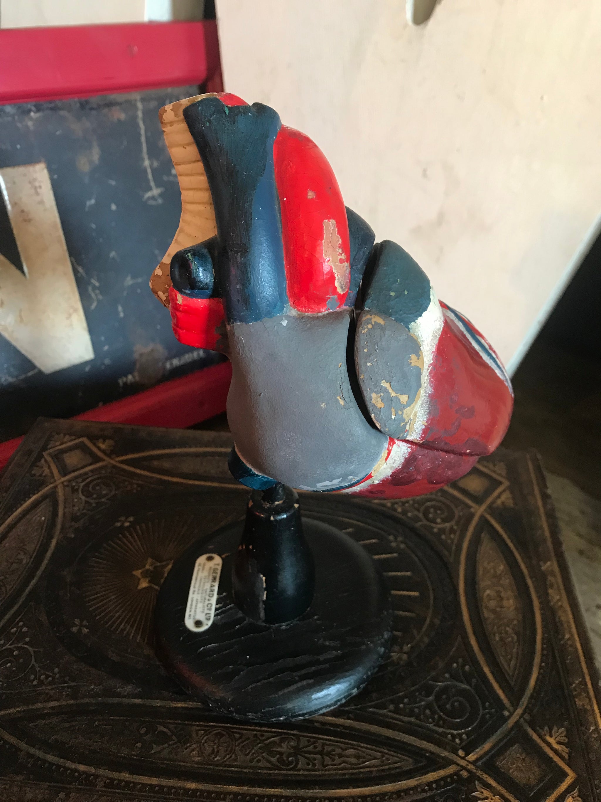 An early anatomical heart model on stand by T Gerrard and Co