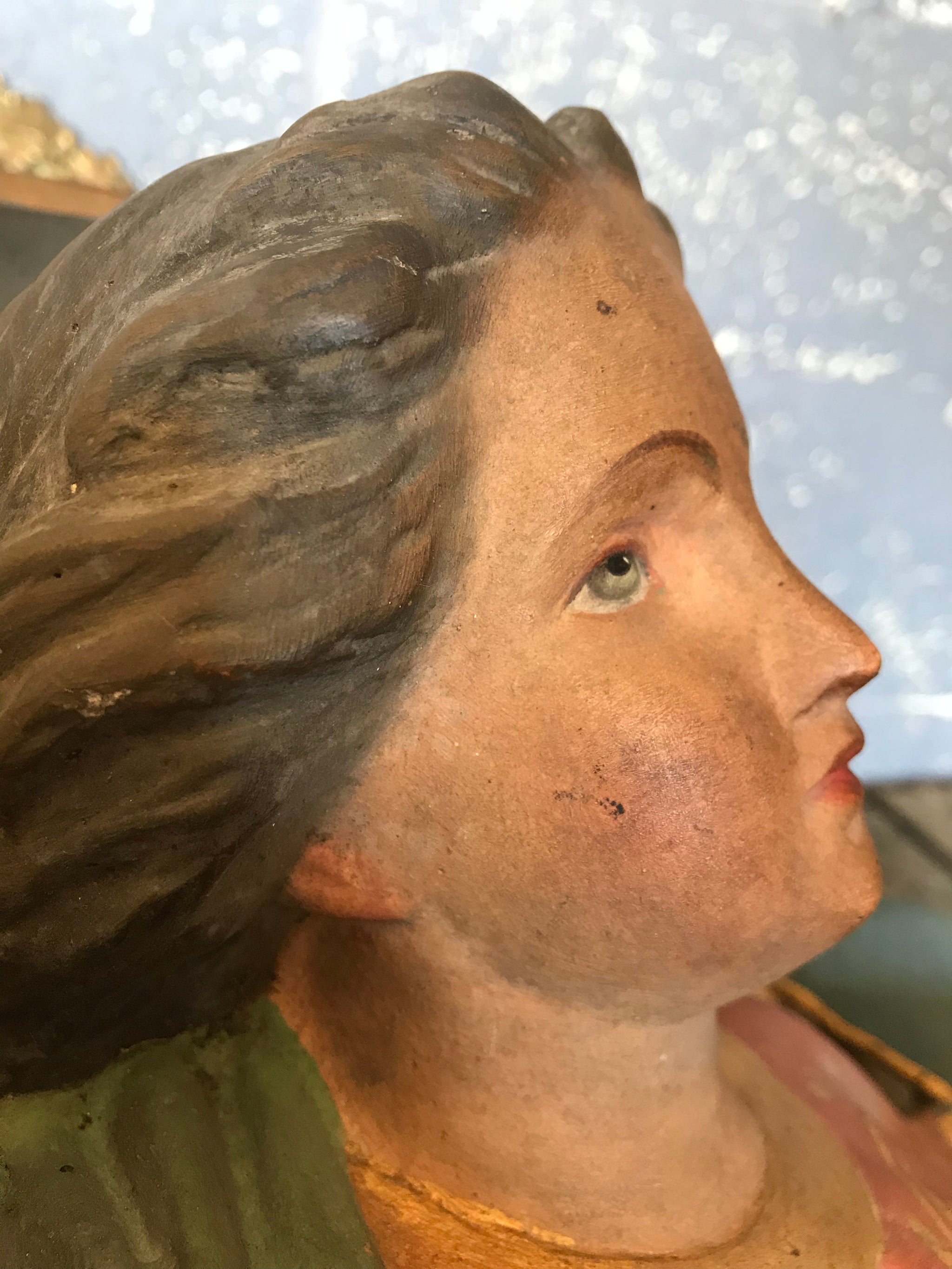 A 19th Century salvaged ecclesiastical angel corbel