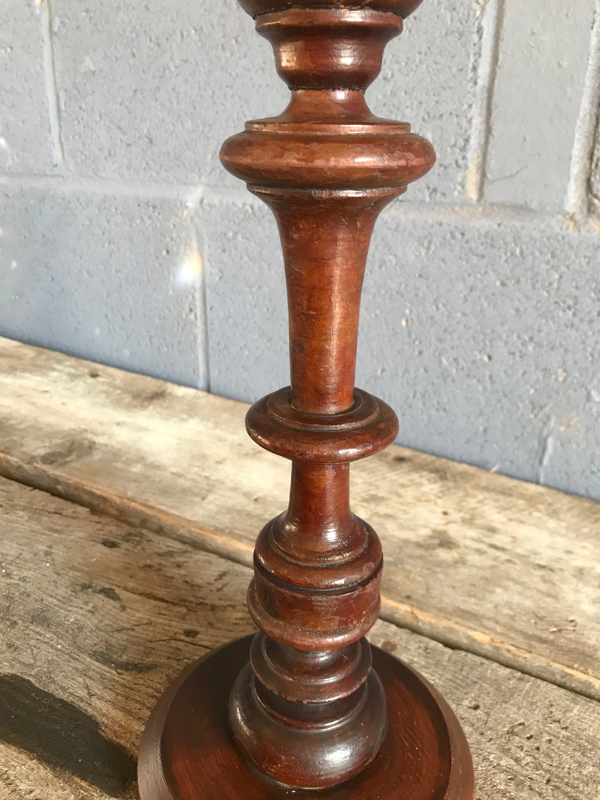 A large 19th Century wig or hat stand