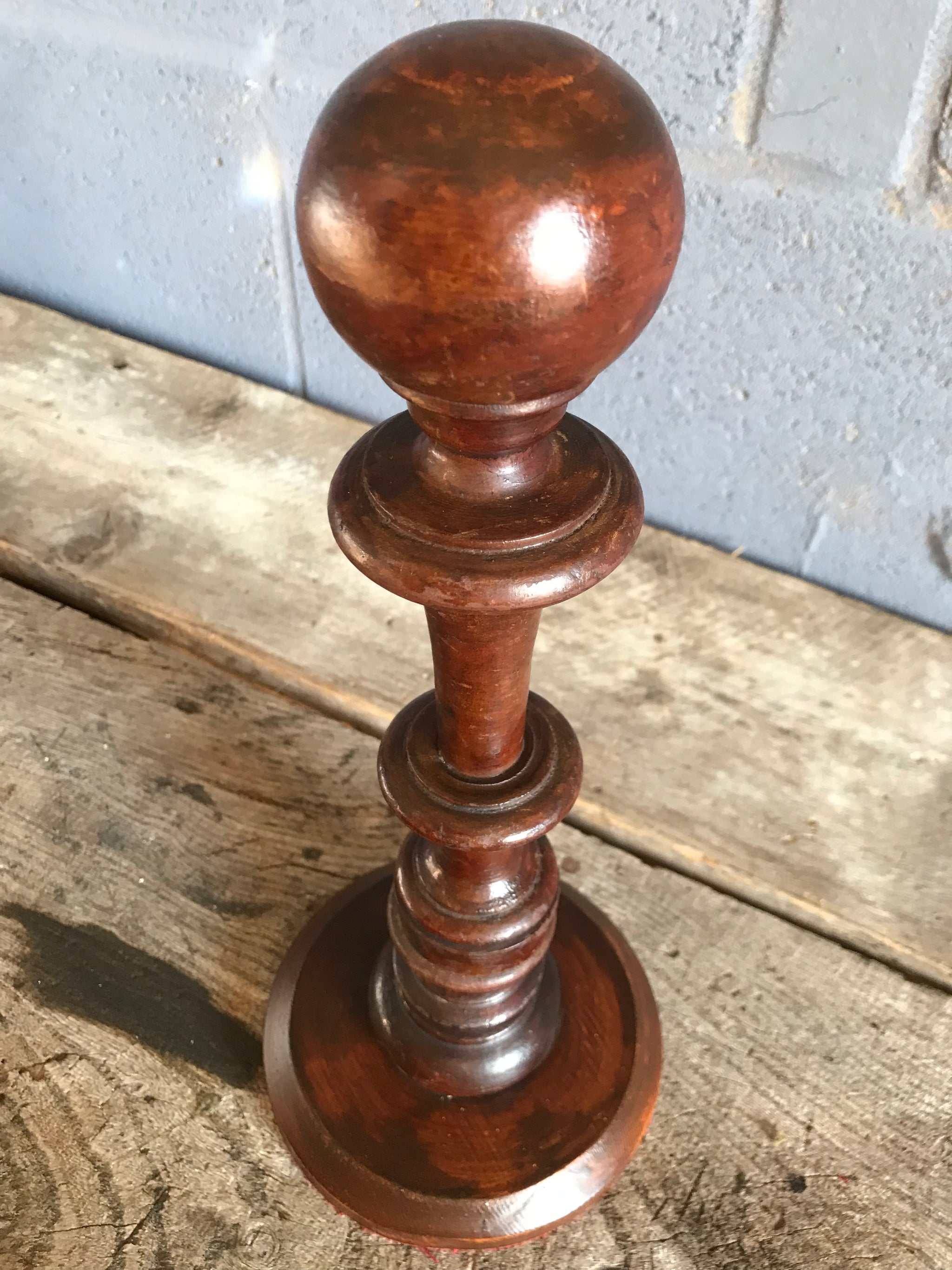 A large 19th Century wig or hat stand