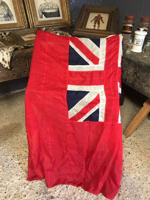 A large old Union Jack ensign flag- 145cm x 110cm