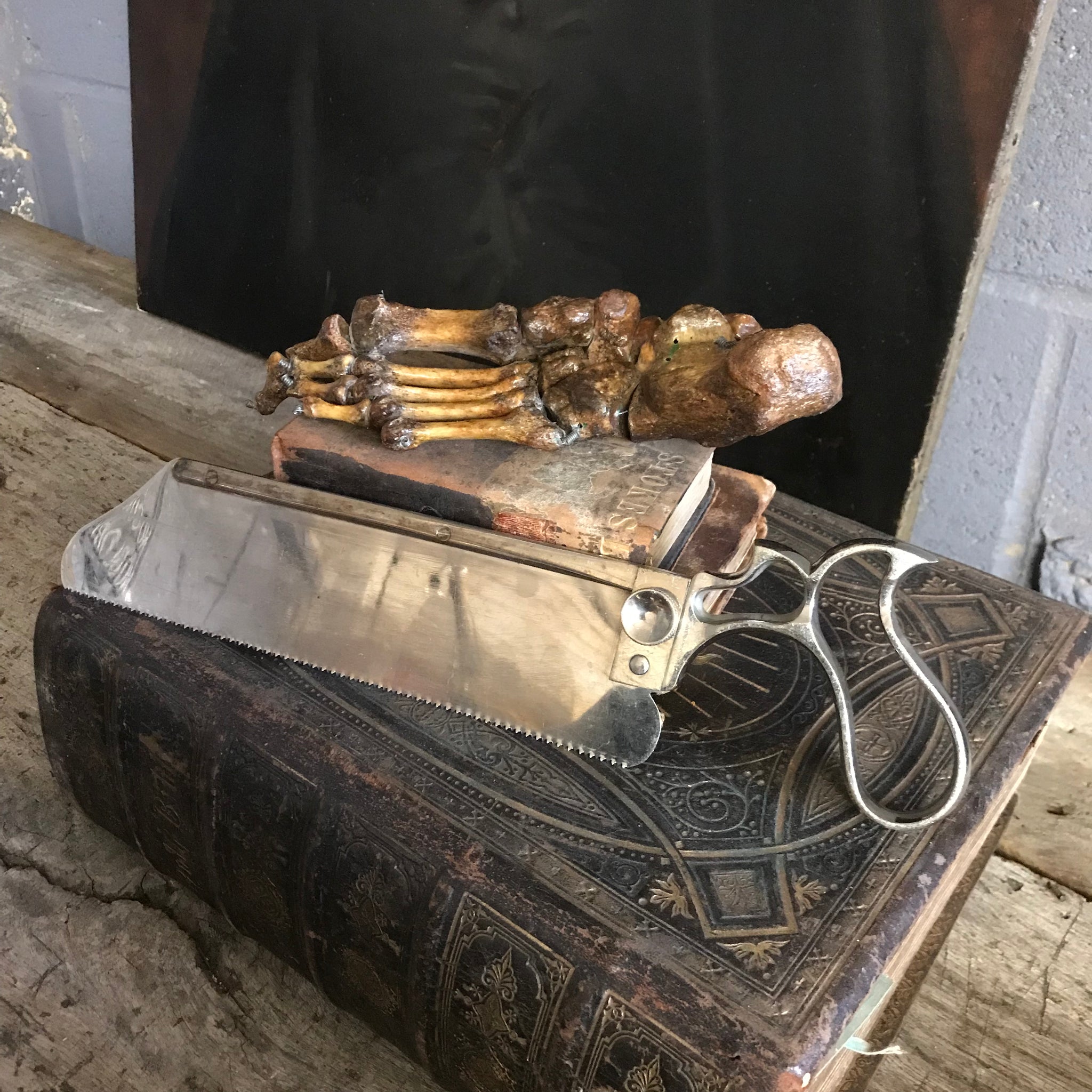 A Down Bros. of London surgeon's medical amputation saw