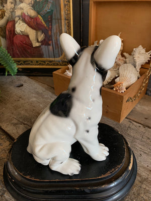 A ceramic French bulldog statue by Ceramiche Boxer