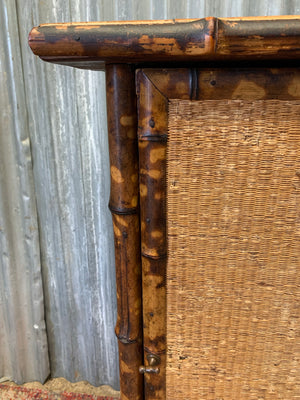 A tiger bamboo cabinet
