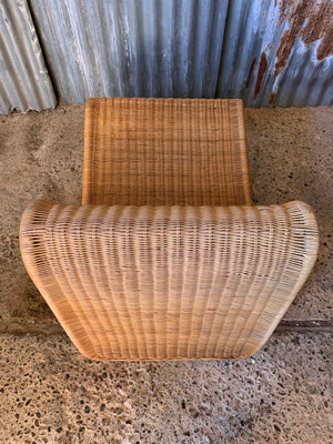 A Tito Agnoli P3 rattan chair