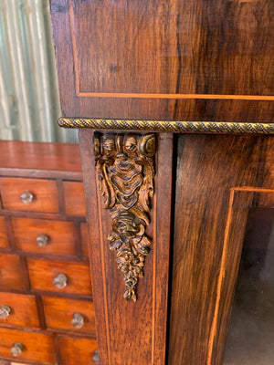 A Victorian single fronted pier cabinet