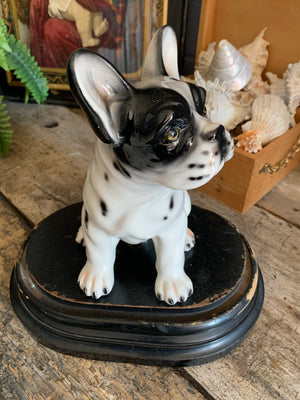 A ceramic French bulldog statue by Ceramiche Boxer #1