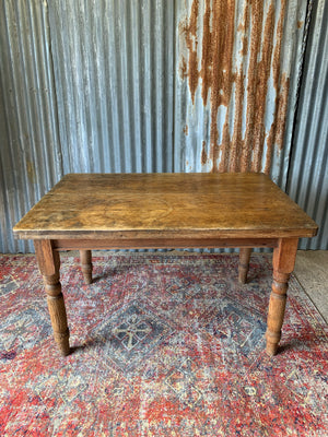 A Victorian pine table
