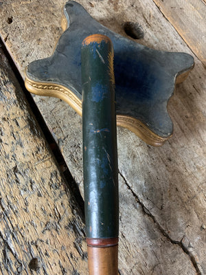 A hand painted Victorian VR wooden truncheon