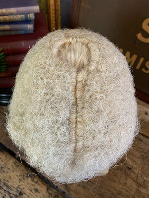 A traditional Ravenscroft judge’s wig