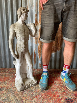 A large statue of Michelangelo's David - 83cm