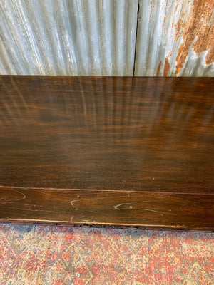 A very large Japanese Zataku rosewood low table