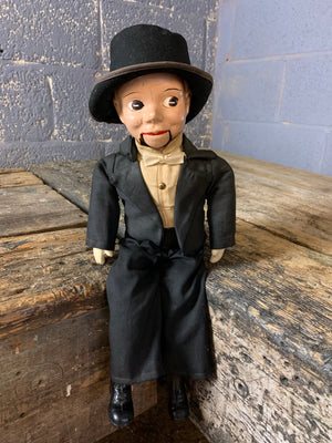A Charlie McCarthy ventriloquist's dummy