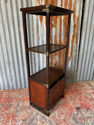 A tall Chinese etagere