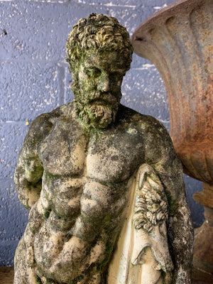 A weathered garden statue of Hercules - No. 2