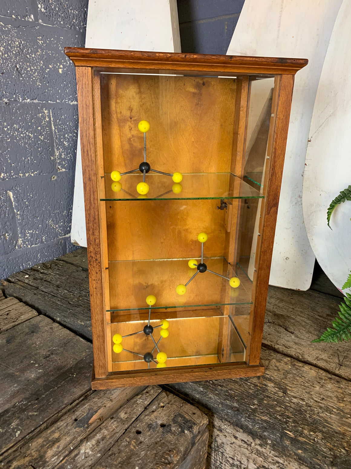 A shop counter display cabinet by Cresswell Brothers of Kentish Town