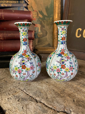 A pair of Japanese porcelain vases