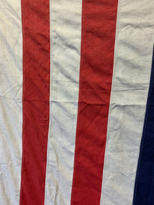 A very large stitched 48 star US flag 228cm