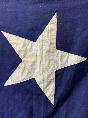 A Texas state flag with Defiance/Annin maker's mark