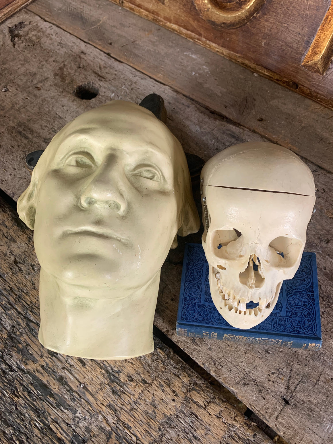 A life mask of George Washington after the antique by Houdon