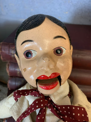 A Charlie McCarthy ventriloquist's dummy