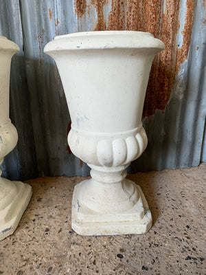 A pair of large Campana cast stone urns