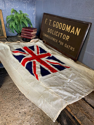 A very large old "pilot Jack" flag - 6ft x 4ft