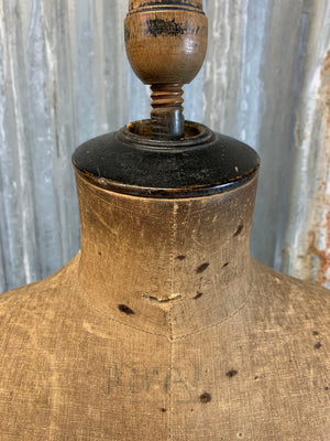 A Siegel and Stockman mannequin on original ebonised base