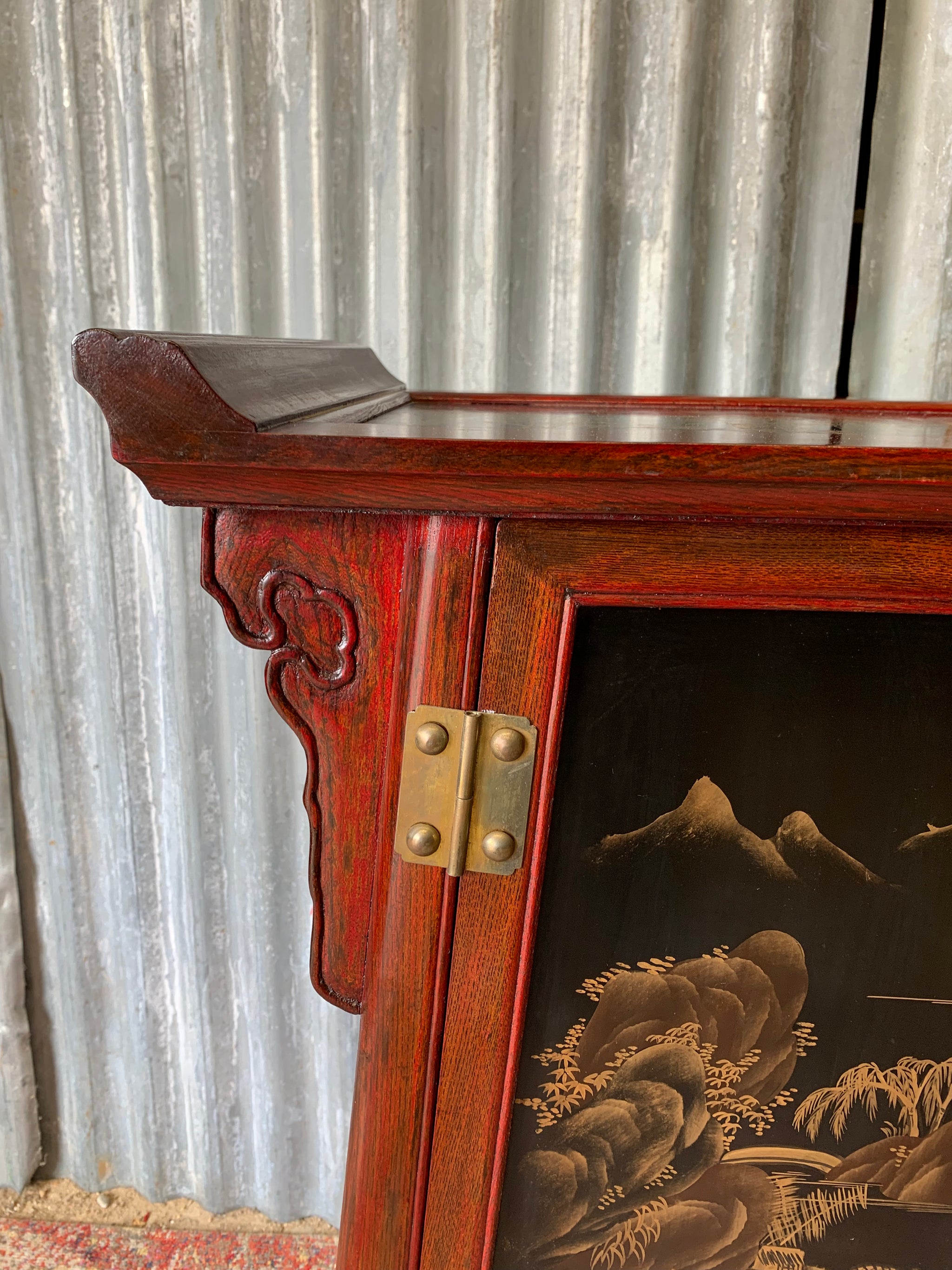 Tall best sale altar cabinet