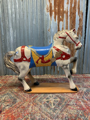 An original fairground galloper horse