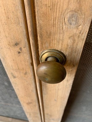 A Victorian pine meat safe