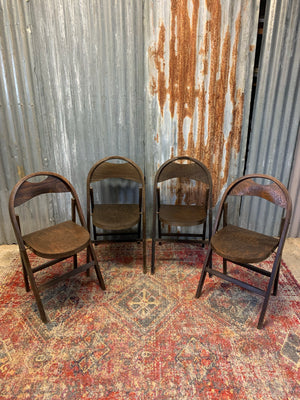 A pair of Bauhaus bentwood crocodile chairs by Thonet ~ dark