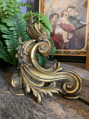 A pair of 19th Century French gilt andirons