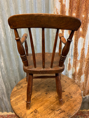 A child's or doll’s Windsor chair