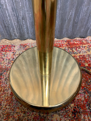 A Hollywood Regency tulip floor lamp