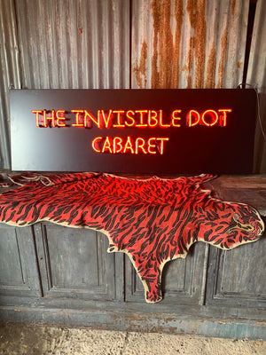 A red neon cabaret advertising sign - 170cm