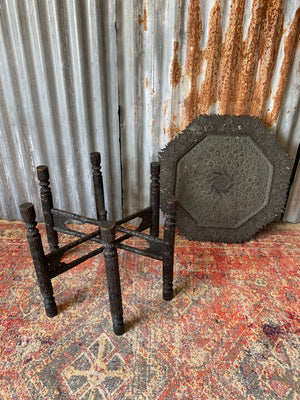 An Anglo-Indian Mughal bronze table